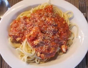 Spaghetti mit Hanf